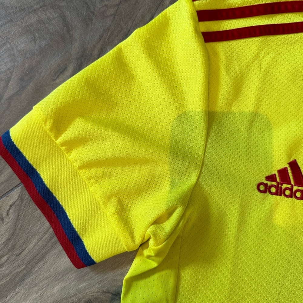 Adidas Yellow and Red Colombia Soccer Jersey S - Picture 3 of 4